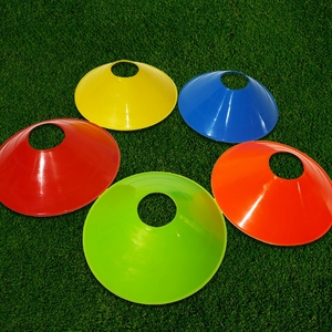 Kit de cônes d'agilité portables en maille colorée en PE pour l'école, la gym, le fitness, l'exercice et le football - Product Image 4