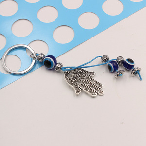 Special <strong>Key</strong> Chain Semi-handmade Artistic <strong>Strange</strong> Devil's Eye Woven Rope Semi-finished Creative Wind <strong>Key</strong> - Product Image 4