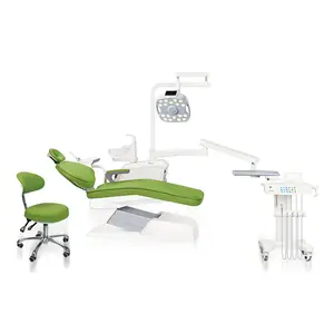 2023高品质低价牙科设备便携式牙科设备超纤维皮革牙科椅匹配医生椅