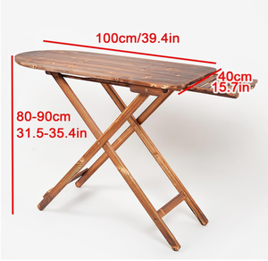 Planche <span class=keywords><strong>à</strong></span> <span class=keywords><strong>repasser</strong></span> en bois pliable de taille standard avec coussin en <span class=keywords><strong>mousse</strong></span> et housse en coton, couleur et logo personnalisables et conception détachable - Product Image 4