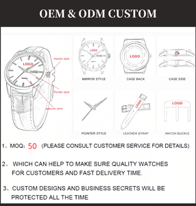 테비스 ODM 투르비옹 오토매틱 시계, 야광 포인터, 30m 방수, 합금 케이스 및 유리 다이얼 - Product Image 2
