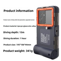 Étui de plongée PC étanche IP68 pour iPhone 16 Pro Max et 15 universel sous-marin 15m coque de téléphone portable protecteur de caméra inclus