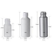 Petit flacon compte-gouttes en plastique 5ml 7Mlldpe | Ampoules pressées avec bouchon de buse à vis Pp pour les soins de beauté