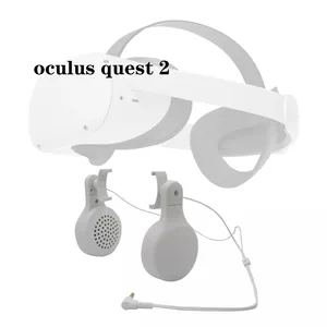 Oyun Premium dönen üzerinde kulaklıklar ile 3D 360 derece ses kulak Oculus Quest 2 Vr kulaklık aksesuarları