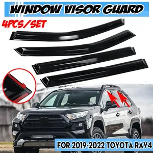 4x Car <b>Window</b> Visor Guard Vent <b>Shade</b> Ventvisor <b>Window</b> Vent Visor Deflector Sun Rain Guard for Toyota for RAV4 20019-2020 - Product Image 1