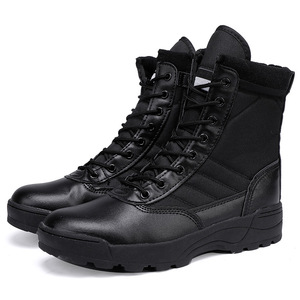 <span class=keywords><strong>Bottes</strong></span> tactiques d'extérieur pour hommes et femmes, livraison directe d'usine, noires, montantes, ultra-légères, respirantes, en microfibre, pour le commerce transfrontalier - Product Image 1