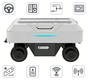 Nuevo Chasis Robótico AGV Omnidireccional Todoterreno con Capacidad de Carga de 120 kg, Base Móvil 4WS para Logística, Restaurantes, Inspección en Comercios - Product Image 3