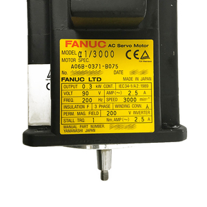 A06B-0371-B075 เซอร์โวมอเตอร์ FANUC Ac สำหรับเครื่องจักรซีเอ็นซี - Product Image 2