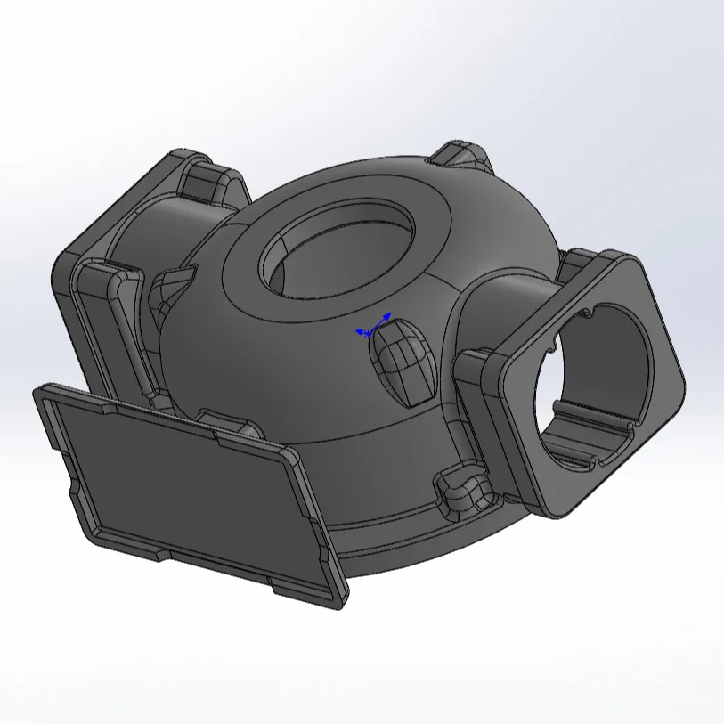 Pemindaian CAD Industri gambar dengan warna kualitas tinggi teknik kustom layanan terbalik 3D Cnc desain produk mesin