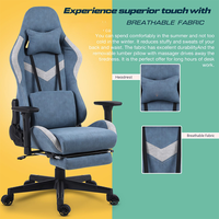 Nouvelle chaise de gaming au design moderne, chaise de bureau personnalisée, chaise de jeu vidéo de course avec accoudoirs 3D et siège pivotant à 360° pour la salle des créateurs de contenu
