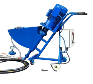 Electric Concrete <b>Sprayer</b> Mobile Cement Grouting Pump Motor 25BAR <b>Pressure</b> High Efficiency Slurry Delivery for Construction - Product Image 2