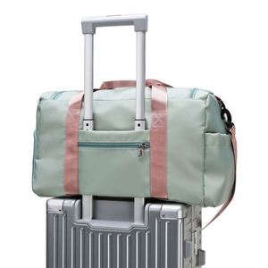 กระเป๋าเดินทาง กระเป๋าเดินทางความจุสูง มีสไตล์ สำหรับออกกำลังกาย กีฬากลางแจ้ง กันน้ำ มีช่องใส่ของ - Product Image 1