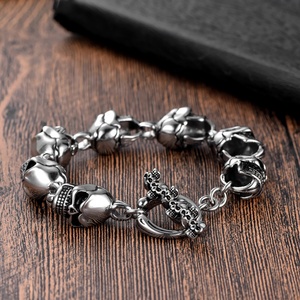 Bracelet en acier inoxydable 316L personnalisé de style punk, nouveau design 2024, vente en gros - Product Image 6