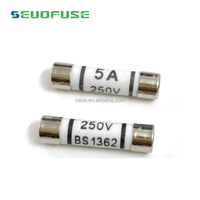 UK Plug Top British Fusible Bs1362 Céramique 1A 3A 5A 10A 13A 20A 240V 250V 6*25mm Haute Classe BASSE Tension 1A-20A 6x25mm