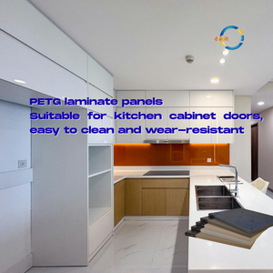 <span class=keywords><strong>HANNA</strong></span> Moderne Design Style Mat PETG <span class=keywords><strong>Film</strong></span> Composite MDF E0 Colle pour Armoires de Cuisine Meubles Polyvalent y compris Porte - Product Image 5