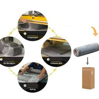 Individuell Anpassbare Farbe Modernes Wohnzimmer Komprimiertes Box-Sofa L-Form Modulare Kombination Kompressionssofa