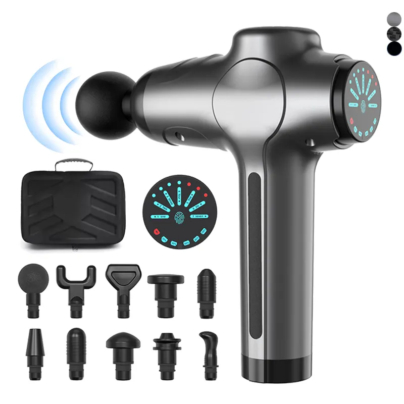 Mijn Keuze Apparaat Booster Handheld Elektrische Draagbare Smart Lcd Scherm Trillingen Fitness Deep Tissue Spier Massage Gun