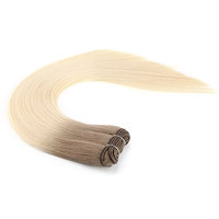 Piano droit Couleur 4P6 PUR Cheveux Humains 18-28 pouces 100 g/ensemble Brésilienne Extensions De Cheveux Humains 2 Tons Tissage de Cheveux