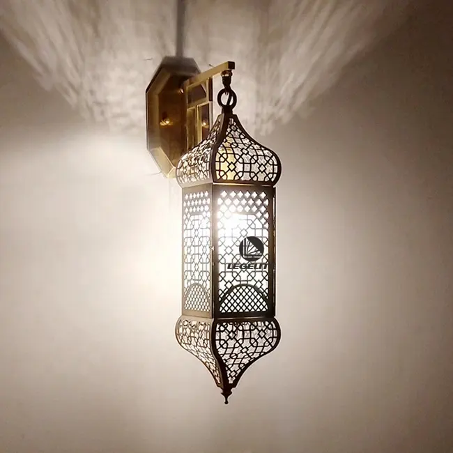 المغربي جدار شنقا ضوء مراكش دبي المسجد بوهو الخارجية العربية قطيلة التقليدي المغربي النحاس جدار مصابيح شمعدانات جدارية