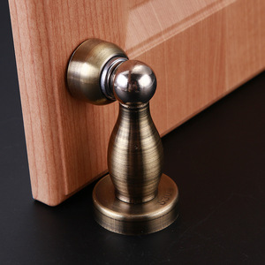 Butée de porte en acier inoxydable à fixation au sol, design minimaliste, durable, pour salle de bain - Product Image 4