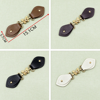 Boucles à bascule en métal et cuir de haute qualité pour manteaux, vestes d'hiver, trench-coats et doudounes – Durables