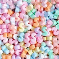 Ingrosso 50 pz. Assortiti Misto 26 Lettere Fai da Te 3D in Resina, Cabochon Piatto per Scrapbooking e Artigianato Halloween