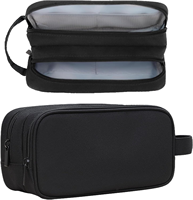 Pochette Organisateur Tech avec Poignée, Sac pour Accessoires Électroniques, Organisateur de Câbles, Pochette de Voyage pour le Bureau et les Déplacements