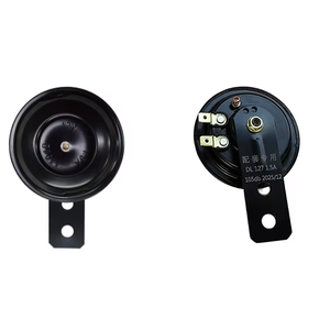 Kit <span class=keywords><strong>Clacson</strong></span> Elettrico per Moto 12V Universale Impermeabile Rotondo ad Alto Volume per Scooter, Ciclomotori, Moto da Cross, ATV - Product Image 1