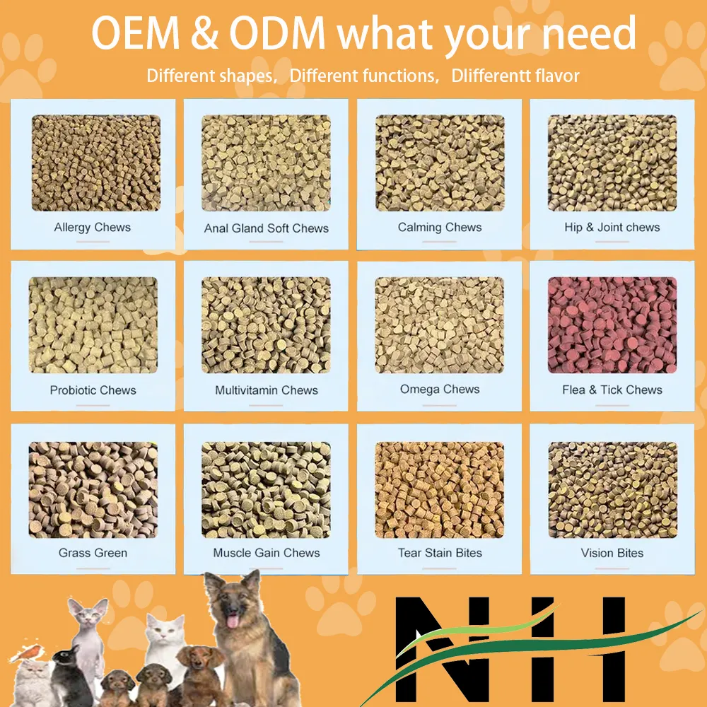 Vendita calda oem & odm integratore naturale per animali domestici cani probiotici cura della salute degli animali domestici e integratori