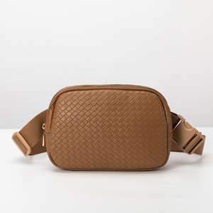 Nueva Riñonera Personalizada 2026, Bolsos Cruzados para Mujer, Cinturón de Cuero PU Trenzado, Bolso de Pecho - Product Image 2