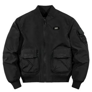 <span class=keywords><strong>Chaqueta</strong></span> de bombardero de estilo americano Vintage para hombre, <span class=keywords><strong>chaqueta</strong></span> de trabajo de nailon de doble cara de estilo <span class=keywords><strong>militar</strong></span> de invierno, <span class=keywords><strong>chaqueta</strong></span> de béisbol gruesa XS - Product Image 1