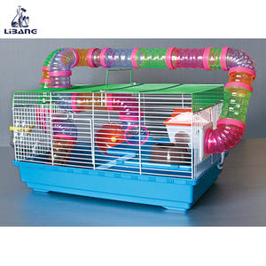 Yeni varış yüksek kaliteli katlanır plastik boru boru Hamster kafesi - Product Image 6