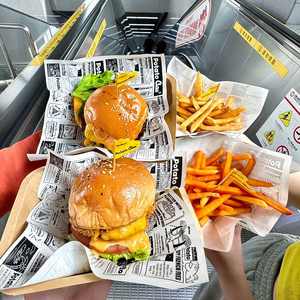 Papier d'emballage pour frites, poulet frit, hamburgers, personnalisé, en gros, de qualité alimentaire, résistant à la graisse, biodégradable, écologique - Product Image 3