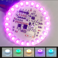 Télécommande RGBW LED PCB Board 6/8/12/18/24 LEDs Batterie Luminaire pour Meubles Led Bar Piscine Boule Éclairage Accessoires