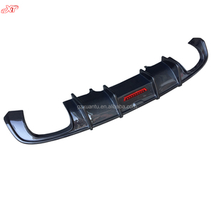 Lèvre de becquet de Style KB en Fiber de carbone pour <span class=keywords><strong>Audi</strong></span> <span class=keywords><strong>A4</strong></span> B9 S4 berline <span class=keywords><strong>Avant</strong></span> diffuseur de pare-chocs arrière Bodykit <span class=keywords><strong>2017</strong></span>-19 - Product Image 2