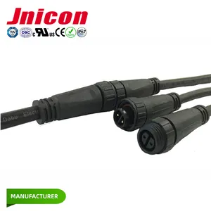 IP68 automotive 2 pin wire connector waterproof led connection disconnect connectors