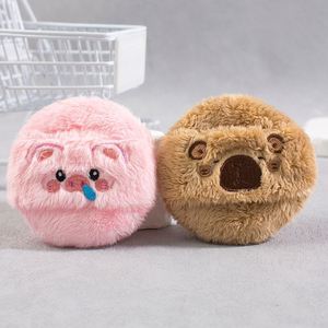 Esponja de Maquillaje Suave y Linda en Forma de Cerdito Rosa, Redonda, Larga, de Terciopelo, Cómoda, Gruesa y Agradable al Tacto - Product Image 2