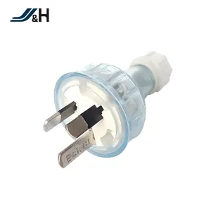Australia SAA 15A 3 Pin Rewire Assembled Electrical Male Plug Waterproof For Power Cords