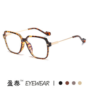 กรอบแว่นตาผู้หญิงทรงเหลี่ยม TR90 ป้องกันแสงสีฟ้า เลนส์ใส กรอบเต็ม แฟชั่น - Product Image 5