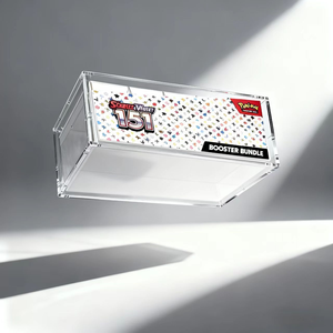 <span class=keywords><strong>Caja</strong></span> Acrílica para <span class=keywords><strong>Cartas</strong></span> Pokémon TCG, Paquete <span class=keywords><strong>Grande</strong></span> de Sobres, <span class=keywords><strong>Caja</strong></span> de Exhibición Magnética de Alta Definición y <span class=keywords><strong>Caja</strong></span> Protectora - Product Image 3