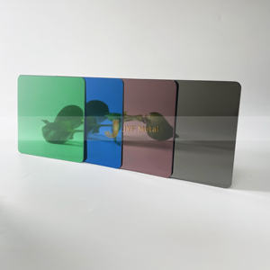 EX561 <b>Mirror</b> Stainless Steel Decorative <b>Sheet</b> Panel for Interior Wall Ceiling Hotel Mall Architectural Project Custom Made - Product Image 3