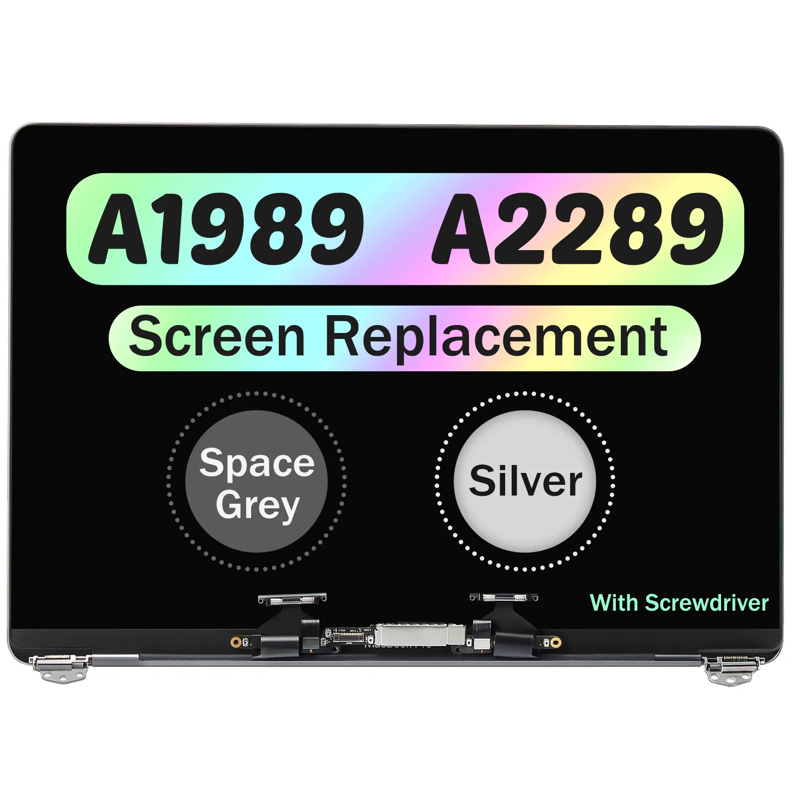GBOLE yedek 13.3 LCD ekran meclisi için MacBook Pro 13 "A1989 orta 2018 2019 MR9Q2 MR9R2 MR9T2 MR9U2 MV982 MV992 MV9A2