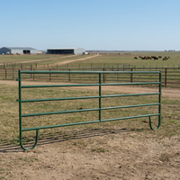 Système de clôture robuste en panneaux galvanisés pour chevaux, bovins, moutons, applications en élevage