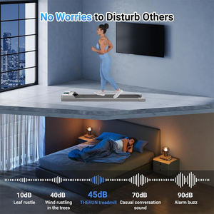 มาใหม่เครื่องเดินด้วยมอเตอร์แผ่นมินิพับแบบพกพาลู่วิ่งไฟฟ้าแบนเครื่องเดิน - Product Image 3