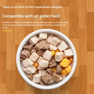 Dispensador Automático de Comida para Mascotas, Ecológico y Bonito, Lanzador de Comida Liofilizada para Aliviar el Aburrimiento, Juguete Interactivo para Perros y Gatos, Almacenamiento de Comida - Product Image 3