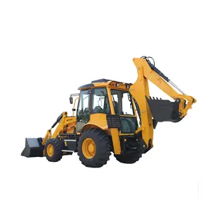 Backhoe loader excavator WZ30-25 farm tractor with front end loader and backhoe, chinese wheel loader backhoe excavator