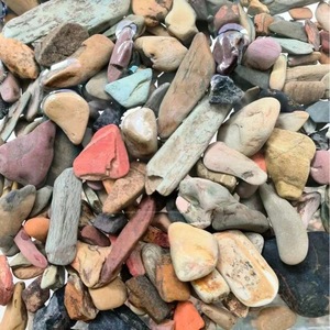 Piedras de Río Naturales, Mixtas, de Forma Irregular, para Decoración de Acuarios y Paisajismo - Product Image 1