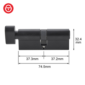 Tùy Chỉnh Euro Hồ Sơ Cao An Ninh 60 70 75 80 90 100 Mm Brass Khóa Xi Lanh Key Đôi Khóa Cửa Xi Lanh Đồng Kẽm Hợp Kim - Product Image 2