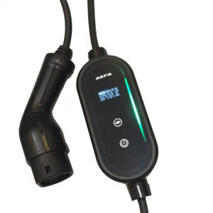 Cargador EV portátil para el hogar AEFA 16A 1 fase con enchufe SCHUKO NEMA enchufe suizo del Reino Unido cargador de CA EV 3.4KW 3.6KW Type1 Tipo 2 residencial - Product Image 2