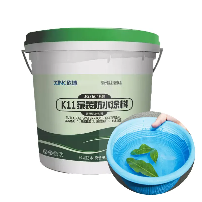 JG360+ XINC Cement based acrylic polymer coating K11 waterproofing paint for Wall and Floor  Kitchen  Bathroom  Swimming pool